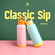 TUMBLR SipnPack ClassicSip Tumbler Stainless 1 Liter 1 Liter Heat Resistant Drinking Bottle Portable