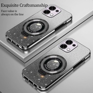 Soft Case Oppo A6 Pro 4G 5G Glitter Casing Premium Magnetic Holder for Mobile Phones
