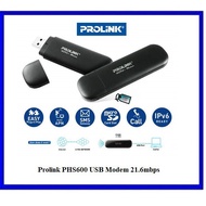 Prolink PHS600 PHS 600 PHS-600 3G 21Mbps HSPA+ USB Modem Micro SD Supported 32GB USB2.0 (High Speed)