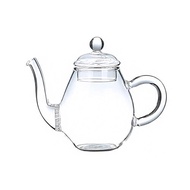 [EILONG Yilong] Classic Round Bead Pot 350ml Heat-Resistant Glass Teapot Flower Afternoon Tea