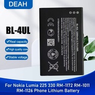 1200mAh BL-4UL BL4UL BL 4UL Replacement Battery For Nokia Lumia 225 230 330 220 RM-1172 RM-1011 RM-1