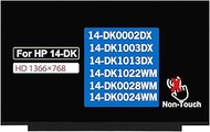 14.0" LCD Screen Replacement B140XTN07.3 for HP 14-DK0002DX 14-DK1003DX 14-DK1013DX 14-DK1022WM 14-D
