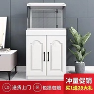 Aquarium Household Hot Bending Whole Set Small Floor-standing Simple Water-free Ecological Fish Tank