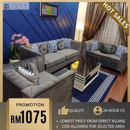 NORDIC SOFA SET / READY STOCK Sofa 3 seater / sofa 2 seater / sofa 1 seater / Emerald Green Sofa