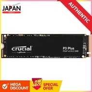 Crucial P3 Plus 500GB 3D NAND NVMe PCIe M.2 Internal SSD CT500P3PSSD8 [5-year warranty]
