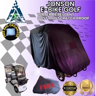 JONSON E BIKE GOLF TYPE 4 WHEELS HIGH QUALITY COVER WATER REPELLANT SCRATCH AND DUST PROOF BUILT IN 