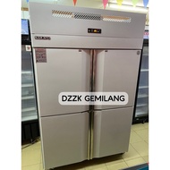 NEW 4 Doors Freezer Dual Mode Blower SAKATO (Frost Free) SUF-UD4FW Stainless Steel Body