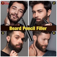 【HW】Beard Pencil Longlasting Waterproof Beard Filler Pen Beard Dye for Men Moustache Coloring Enhanc
