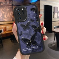 เคส Hontinga สำหรับ Huawei P30 Lite P30 Pro P20 P20น่ารักสีดำน่ารักเคสโทรศัพท์ซิลิโคนนิ่มหนังผีเสื้อเคสป้องกันกล้องคลุมทั้งหมดฝาหลังกันกระแทกเคสโทรศัพท์เคสนิ่มสำหรับเด็กผู้หญิง