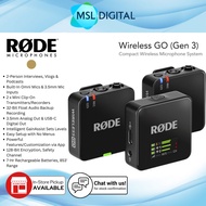 Rode Wireless GO III (Gen 3) Compact Wireless Microphone System for 2-Person
