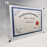 Acrylic A4 Landscape Display Stand