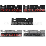 Large HEMI 5.7 LITER Modified Car Logo RAM1500 2500 Pickup ABS Foreign Trade Labeling