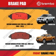 Brembo ผ้าเบรค NISSAN NAVARA D40 2007-2013 NP300 2014-2020 4x2 2WD 4x4 4WD 2014-2020 นิสสัน นาวาร่า 