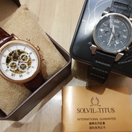 Jam Tangan Pria Automatic SOLVIL et TITUS x FOSSIL