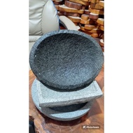 OVAL Mortar and Pestle, Original Stone Mortar and Pestle, Free Mortar and Pestle