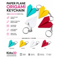 3D Printed Paper Plane Keychain – Minimal, Playful, Functional