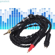GREATMY Double Needle Audio Cable, OCC Silver Plated 8 Core Balanced Replacement Headphone Cord, HiF