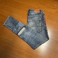 （意大利製 Size 33/30) AJ Armani Jeans 彈性修身牛仔褲 (H)