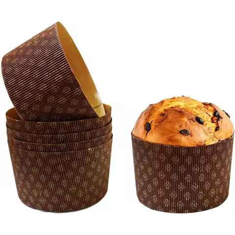 Panettone Paper Tray Dove Mold Pastry Bread Cake Carton Packaging Cake Decoration Christmas Holiday 