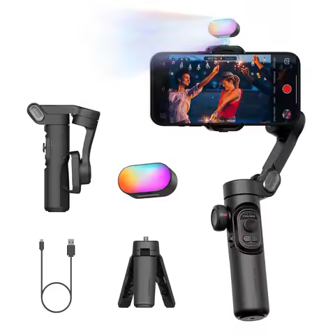 AOCHUAN Smart XE 3-Axis Handheld Gimbal Stabilizer for Smartphone iPhone Android Face Tracking Tikto