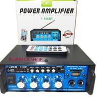 Amplifier F-188 Bluetooth Stereo Karaoke+Mp3 player+FM Radio (Code497)