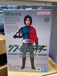 SHF HONGO TAKESHI(SHIN KAMEN RIDER) 新．幪面超人／本鄉猛  + 電單車「CYCLONE」旋風號
