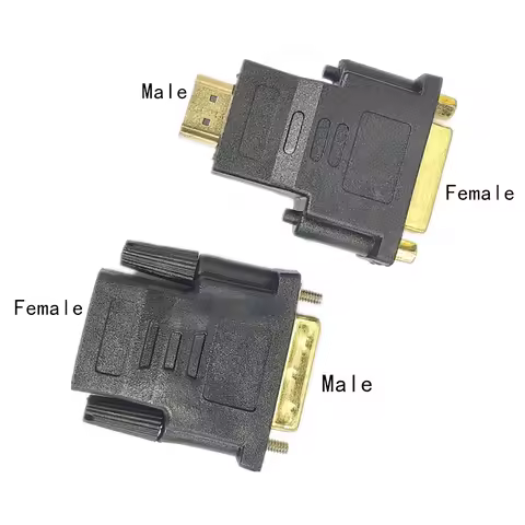 DVI 24+1 24+5 to HDTV-Compatible Cable Adapter DVI Male to Female For HDMI Connector Converter for P