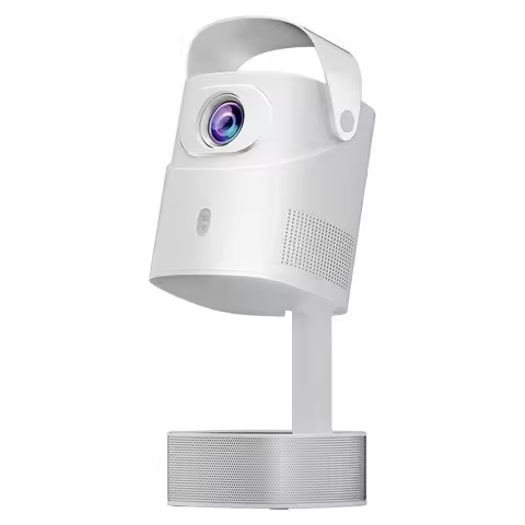 Smart Projector 4K Support Portable Projector Auto Keystone Home Theater Projector Telescopic Stand 