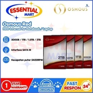 Hdd Internal Laptop Osmous Red 500GB/ 1TB/ 1.5TB/ 2TB/ 4TB Sata 2.5 promo