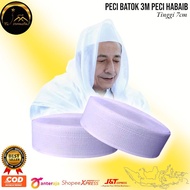 Short Shell Cap 7 cm Kalbut Cap White Cap Hajj Cap