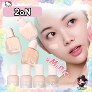 2aN Long Wearing Foundation + Mini / Natural Glow & Pore Care Finish 2an High Coverage