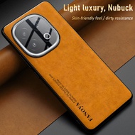For Vivo IQOO 13 Casing Nubuck Leather Hard Phone Case Cover