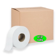 唯潔雅 - [12卷優惠裝/原箱]珍寶大卷衛生紙 廁紙 700克 (商場公司洗手間適用)