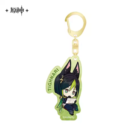 MiHoYo Official Genshin Impact Collei Tighnari Cyno Acrylic Stand Keychain Cosplay Accessories Ornam