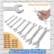 DOUBLE OPEN END WRENCH SOCKET SPANNER NUT DRIVER Ratchet Gears Wrench [6MM-7MM ]- [25MM-28MM]