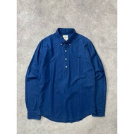 AMERICAN EAGLE OUTFITER indigo halfbutton shirt