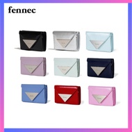 [fennec] CRINKLE TRIANGLE TRIPLE WALLET D 10 colors_Card Holder_card wallet