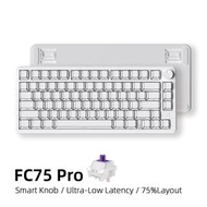FURYCUBE FC75折影側刻機械鍵盤 無線電競遊戲辦公客制化鍵盤 靜音（平行進口）（快遞送貨上門）