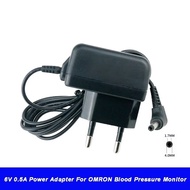 6V 0.5A 500MA AC DC Power Supply Adapter Charger For OMRON I-C10 M4-I M2 M3 M5-I M7 M10 M6 Comfort M