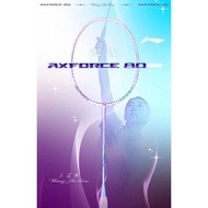 LI-NING AXFORCE 80 WHITE BADMINTON RACKET FRAME ONLY - FREE STRING FREE GRIP