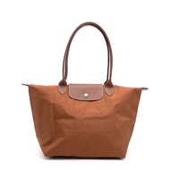 [Luxuco] Longchamp Le Pliage Original Shoulder Bag L Tote Cognac