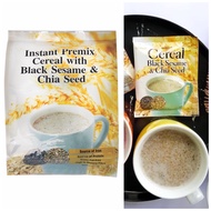 Instant Premix Cereal Black Sesame & Chia Seed Mildura Cosway Habbatussauda sachet sachets Segera