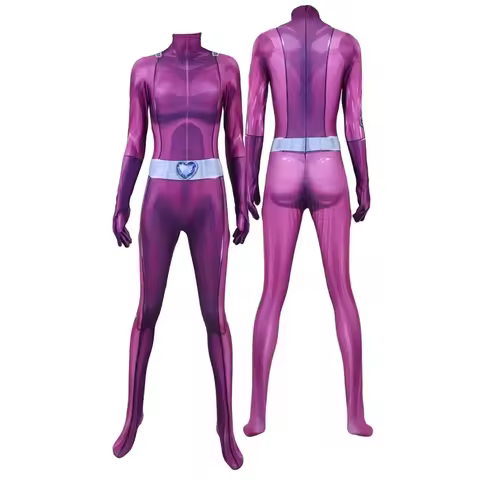 2026 cosplay jumpsuit kids adults girls whole spies costume Zentai Clover Ewing Samantha Simpson 4S8
