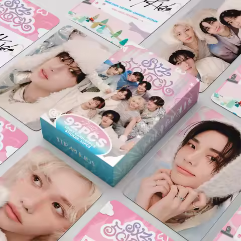Goods 92 small cards STRAYKIDS peripheral stars skzoo collection photo cards stickers LOMO cards