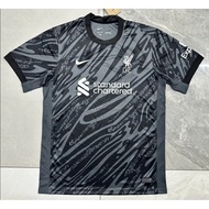24-25 Liverpool Goalkeeper Thailand Jersey Football Sports Shirt Top Short Sleeve