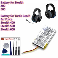 Wireless Headset Battery 3.7V/900mAh FT603048P for Turtle Beach Ear Force Stealth 400, 500, 600