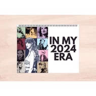 Taylor Swift Wall, Desk Calendar, Flat/Planner Style ERAS Tour 2024 Calendar