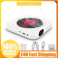 🔥READY STOCK🔥 KC-909 Portable CD Player Built-in Speaker Stereo CD Players with Double 3.5mm Headphones Jack LED Screen Wall Mountable CD Music Player with IR Remote Control Supports CD/BT/FM/TF Card/AUX