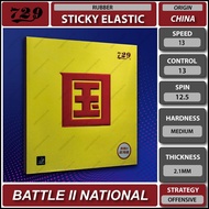 Friendship 729 Battle 2 National Sticky Elastic Table Tennis Rubber Getah Ping Pong