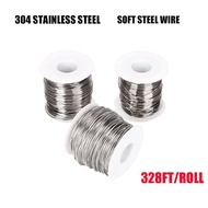 0.1-0.2-0.3-0.4-0.5-0.6-0.8-1.0-1.5-2.0-2.5-3.0MM Soft 304 Stainless Steel Wire Single Wire Rope Annealed Soft Cable